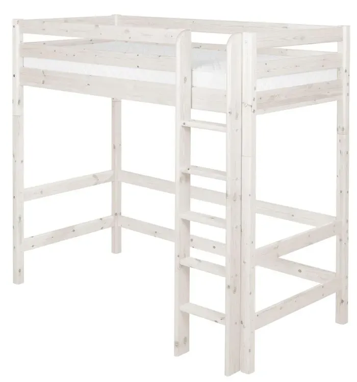 Flexa Hochbett Classic 90 x 200 cm Holz Weiß