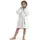 Bruno Banani Kinderbademantel BRUNO BANANI "Danny, Ideal für Zuhause, Schwimmbad oder im Urlaub" Gr. 104, weiß, L:61cm, Walkfrottee, Hausmäntel, mit Logostreifen, aus 100% Baumwolle