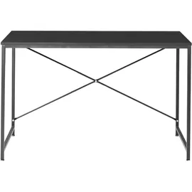 Beliani Schreibtisch ANDASTE Schwarz 120 cm 60 cm