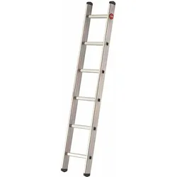 HAILO 6 Sprossen ProfiStep® Uno Aluminium-Anlegeleiter "ProfiStep® uno" 6 Sprossen