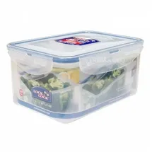 Lock & Lock Frischhaltedose rechteckig transparent 18,1 x 12,8 x 8,8 cm 1,1 l 3-teiliges Set