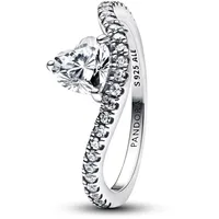 Pandora Damenring Wish and Wave 193661C01-50 - silber - 50