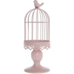 Kerzenhalter "Natan, Weihnachtsdeko", rosa (pastellrosa), H:32cm, Metall, MYFLAIR MÖBEL & ACCESSOIRES, Kerzenhalter, Höhe ca. 32 cm