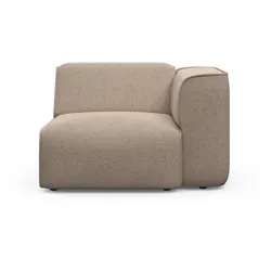 Sessel RAUM.ID "Merid", grau (taupe), B:109cm H:70cm T:97cm, 100% Polyester, Sessel, als Modul oder separat verwendbar, für individuelle Zusammenstellung