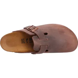 Birkenstock Boston Nubukleder geölt schmal habana 44