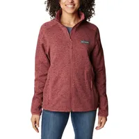 Columbia Damen W Sweater WeatherTM Full Zip, Beetroot Heather, L