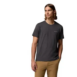 Columbia Parsons Point Kurzarm-T-Shirt Herren Schwarz/Schwarz XL
