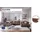 Cotta Wohnlandschaft COTTA "Orion U-Form, B: 409 cm", ivory, B:409cm H:73cm T:225cm, 100% Polyester, Sofas, Wohnlandschaft, mit Kopfteilverstellung & 6 Nierenkissen