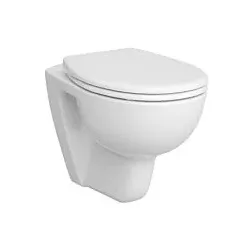 Vitra Conforma Wand-Tiefspül-WC 7712B003-0075 35,5x54cm, plus 60mm, Rollstuhlgerecht, Sitzhöhe 48cm, weiß Hochglanz