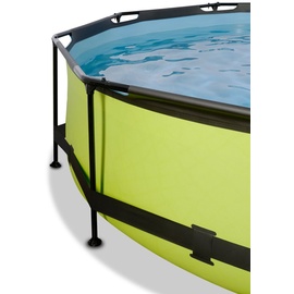 EXIT TOYS Lime Pool 300 x 76 cm inkl. Filterpumpe und Abdeckung