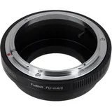 Fotodiox Lens Mount Adapter - Canon FD & FL 35-mm-Spiegelreflexobjektiv auf Micro Four Thirds Mount (mit integriertem Blendenregler) (FD-MFT)