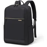 GOLF QUALITY Rucksack Damen, Laptop Rucksack 15,6 Zoll, Wasserdicht Arbeitstasche Backpack Women Groß, Rucksäcke Elegant für Women's Casual Daypacks, Business Rucksack Schwarz