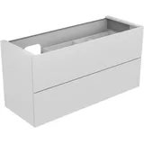 Keuco Edition 11 Waschtischunterschrank 31268380100 140 x 70 x 535 cm, mit LED-Beleuchtung, Strukturlack Weiß