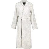 CAWÖ Bademäntel Damen Schalkragen Paisley 4420 silber - 73 M Weiss