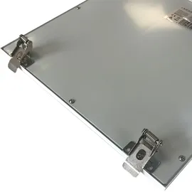 Energmix 295x295 mm 4 LED eckig Aluminium