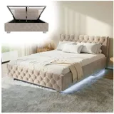 Juskys Nizza 140 x 200 cm beige