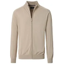 CasaModa Strickjacke CASAMODA Strickjacke uni beige 3XL