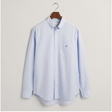 GANT Langarmhemd Regular Fit Popeline Hemd - Blau L