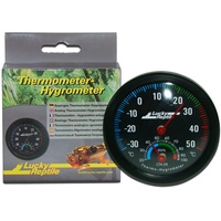 Lucky Reptile Thermometer-Hygrometer, Schwarz