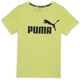 Puma Jungen ESS Logo Tee B T-Shirt, Limettenglänzend, 164