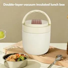 luxuskollektion Thermobehälter 1500ml Vakuum Edelstahl Warmhaltebehälter