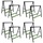 Baumarktplus 8x Klappbock Sägebock Arbeitsbock klappbar 2er Sets Traglast 200 kg/Paar Gerü...