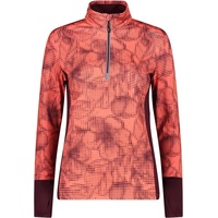 CMP WOMAN Sweat red fluo-burgundy 44