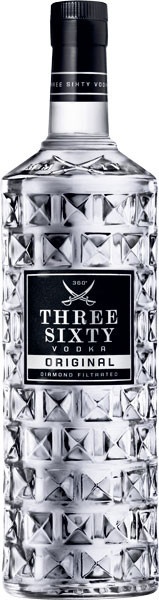 Three Sixty Vodka 37,5% vol. 3 l