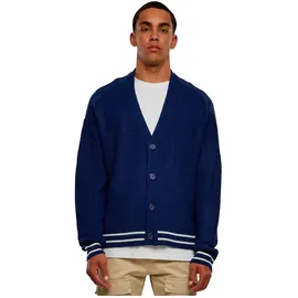 URBAN CLASSICS Sporty Box Strickjacke Space Blue 4XL