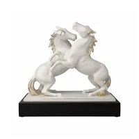 GOEBEL Dekoobjekt Studio 8 - Artiste et Alegria Weiß-Gold goldfarben