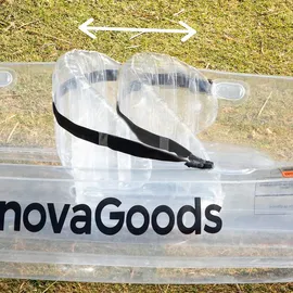 InnovaGoods Transparentes aufblasbares Kajak mit Zubehör Paros InnovaGoods 312 cm 2 Plätze