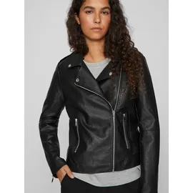 VILA "VICARA COATED Jacket/su - NOOS", (14044851) black
