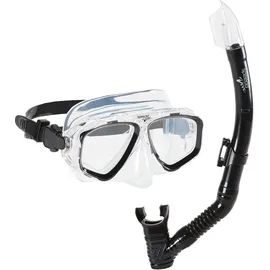 Speedo Adventure Tauchset für Unisex Erwachsene, Schwarz, One Size