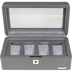 Uhrenbox WINDROSE "Tempora, 804020.07", grau, Aufbewahrungsboxen, Damen, Aufbewahrung, Uhrenkasten, Ø max.40mm, Armbanduhr, Geschenkidee