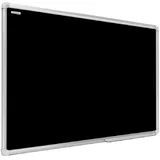 ALLboards Kreidetafel Magnetisch mit Alurahmen Premium EXPO 90x60cm Magnettafel Schwarz, Kreide
