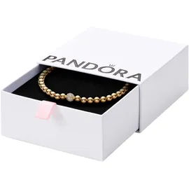 Pandora Kugeln & Pavé Armband gold 568342C01 Größe 19