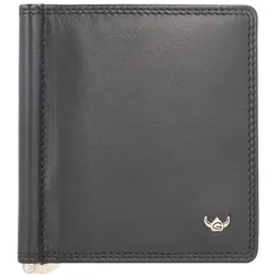 Golden Head Polo Geldscheinklammer Leder 10 cm schwarz Schwarz Herren 