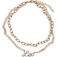 URBAN CLASSICS Unisex Halskette Diamond Zodiac Golden Necklace, Farbe