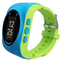 MyKi Watch Kinder 2G Smartwatch Blau Grün GPS Echtzeit Ortung SOS Tracker Sehr Gut