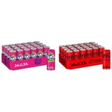 Fanta Mango & Dragonfruit - Mischung aus Mango und Drachenfrucht & Coca-Cola Zero Sugar - koffeinhaltiges Erfrischungsgetränk mit originalem Coca-Cola Geschmack