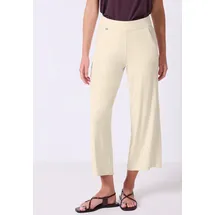 street one studio Culotte High Waist Velvet Cream 42