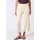 street one studio Culotte High Waist Velvet Cream 42