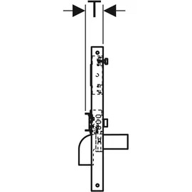 Geberit Duofix Traversenelement für Waschtisch, Standarmatur 111464001