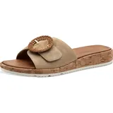 TAMARIS Da.-Pantolette für Damen, beige, Größe 38 - 38