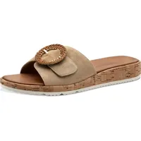 TAMARIS Da.-Pantolette für Damen, beige, Größe 38 - 38