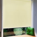 Froadp 140x240cm Senkrechtmarkise Außenrollo Sichtschutzrollo Reflektierende Thermofunktion Balkonrollo für Fenster & Türen(Beige)