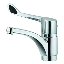Kludi Medi-Care Küchenarmatur 349080534 Care-Hebel, schwenkbarer Auslauf, chrom