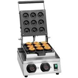 Professionelles digitales Waffelgerät 9 Waffeln Donut bartscher mdi donut 900