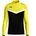 1/4-Zip Sweatshirt 808 schwarz/soft yellow L