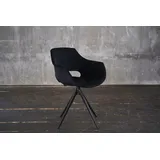 KAWOLA Zaja Velvet drehbar schwarz